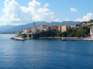 Port de Bastia en Corse