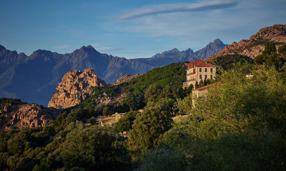 Village dans les montagnes en Corse