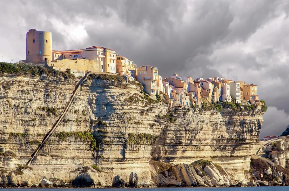 Vue de Bonifacio en Corse